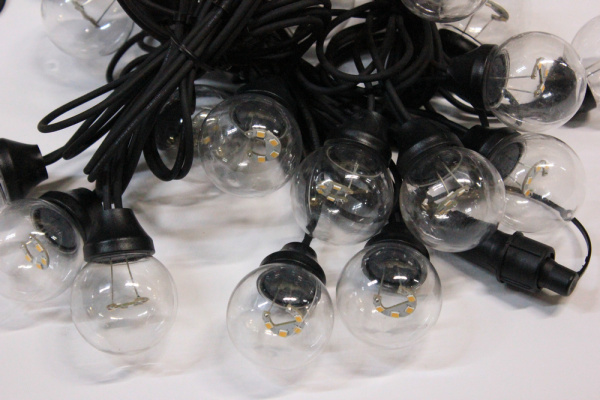 LED-2BLR-2835-20CM-10M-240V-WW/BL, Белт-лайт с лампами теплый белый/черный пр. NEW 2021 фото 2