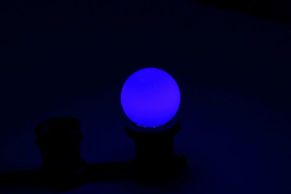 набор из 25шт. ламп LED G45 220V-240V Blue, синий фото 1