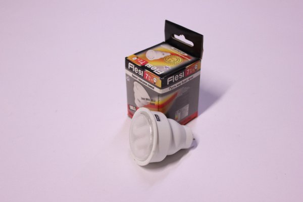 O/W 10шт. Лампа энергосберегающая Flesi MR16 Luxer 7W 220V GU5.3-B 7W 4100K 10шт/упак. фото 2