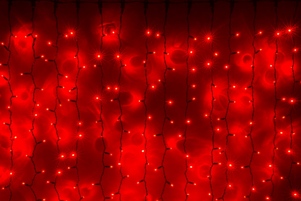 LED- PLS-5720-240V-2*6М-R/BL (красные светодиоды/черн пр) фото 1