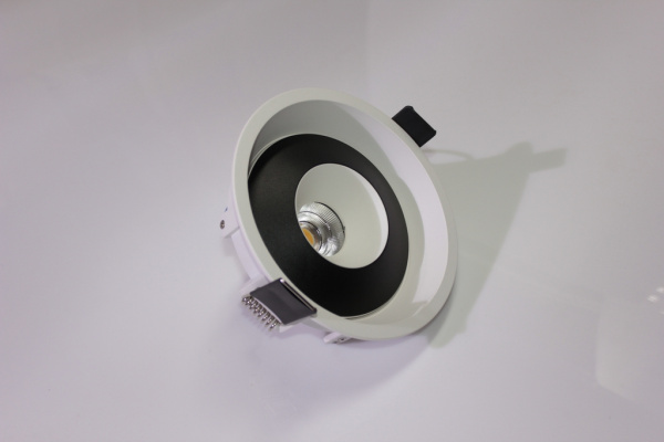 Накладное декоративное кольцо (черное/белое) в светильник серии ROUND-OUT-02/03 and ROUND-IN-03/04 фото 8