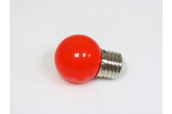 LED G45 220V-240V Red, красный фото 2