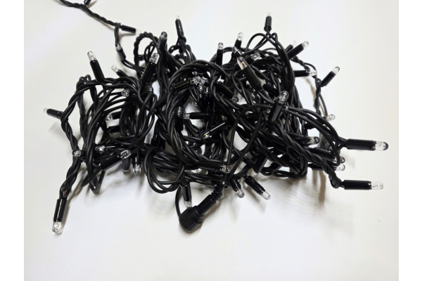 LED-PLR-192-20M-240V-W/BL-W/O (3.3MM), холодн. белые LED/черн. каучуковый пр, соединемая (без шнура) фото 2