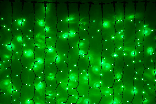 LED- PLRS-1920-240V-2*1,5М-G/BL (зеленые светодиоды/черный каучуковый пр) фото 2