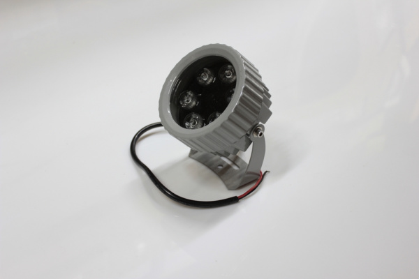 G-DT106-34-R 12V LED прожек., 6 LED CREE/1W, 12V красный фото 3