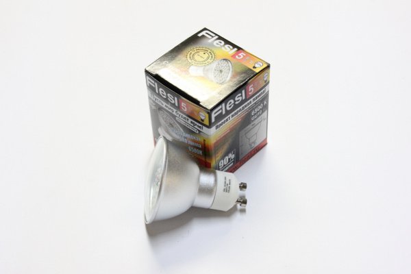 10 шт. GU10AL-SMD42С-W  5W, AC220V, White, 6500K фото 3