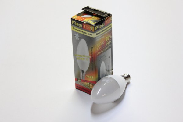 10шт. LED C37/SXW 7W 220-240V E14 3200K Свеча 37х102мм фото 2