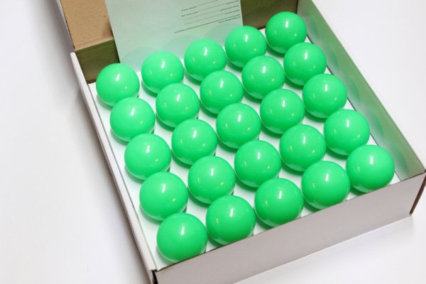 набор из 25шт. ламп LED G45 220V-240V Green, зелёный фото 6