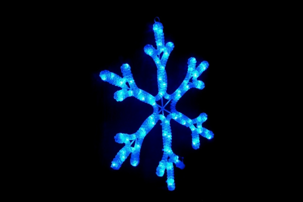 LED-XM(FR)-2D-CK005-B-18"Мотив Снежинка синий фото 2