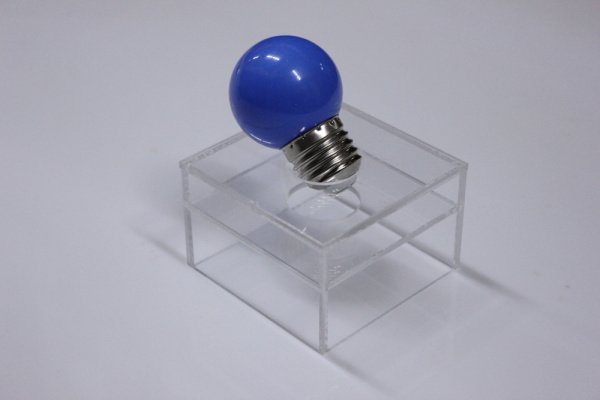 набор из 25шт. ламп LED G45 220V-240V Blue, синий фото 4