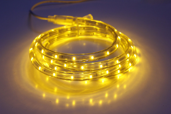LED-CDL-FCB-3528-13MM-36L-240V-Y желтый,13мм, 2М, 2.77CM, 100M, 2.1W фото 1