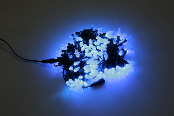 LED-PL-C6-4-G-220V-20-B, 20м, 200-205 светодиодов, синий  фото 1
