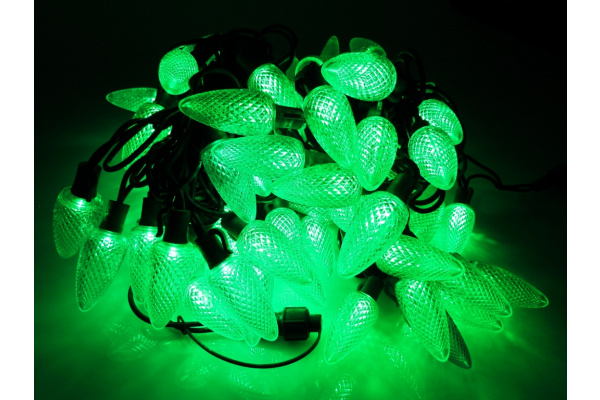 LED-PL-C9-8-G-220V-18-G, 20м, 96 LED, зелёный  фото 4