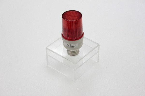 LED лампа-вспышка E-27, красная G-LEDJS07R фото 1