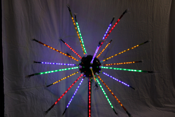 Светодиодный мини-фейерверк LED-EM-003-12V-II-02-M, 0,8*1м. фото 5