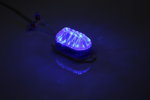 LED лампа-вспышка накладная, синяя фото 1