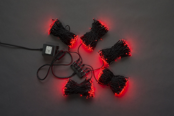 LED-BS-200*5-20M*5-24V-R (TYPE-3B) 5 нит., красный фото 2