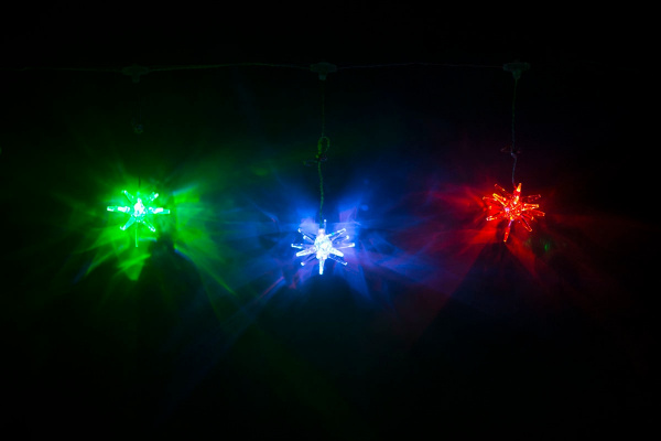 LED-PL-BA-6-24V, свет. бахрома с насадками кристаллы фото 2