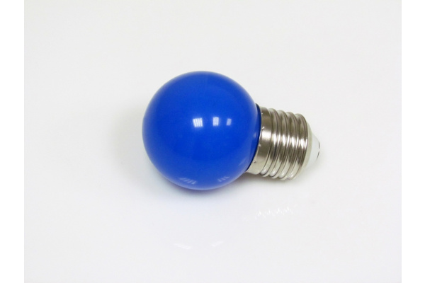 LED G45 220V-240V Blue, синий фото 2