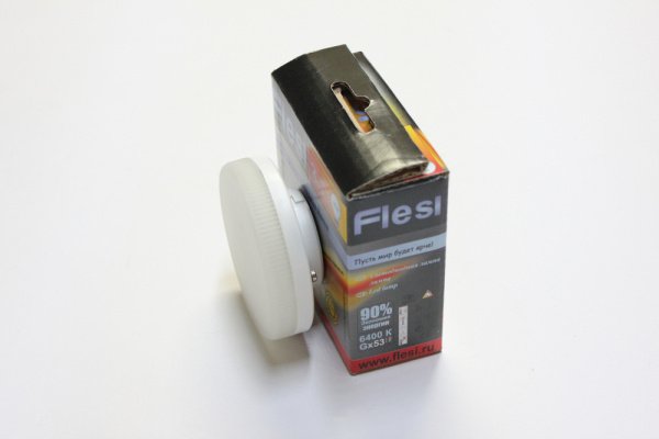 5шт. LED-GX53-3W 6500K 220V milky cover 25x71 30 000h фото 3