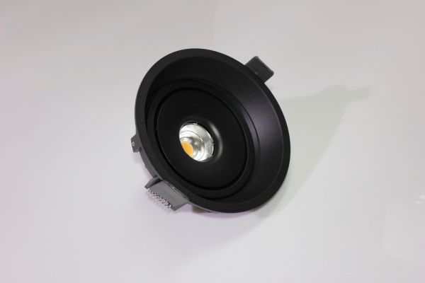 Накладное декоративное кольцо (черное) в светильник серии ROUND-OUT-02/03 and ROUND-IN-03/04 фото 6