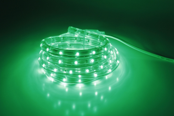 LED-CDL-FCB-3528-13MM-36L-240V-G зеленый,13мм, 2М, 2.77CM, 100M, 2.1W фото 2