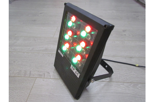G-TG07 LED прожектор,18 LED,220V,R/G/Bчерный корп фото 2