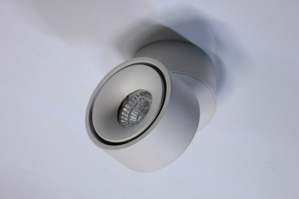 Потолочный накладной светильник ROUND-OUT-01-1-WH-WW (теплый белый свет, белый корпус) фото 4