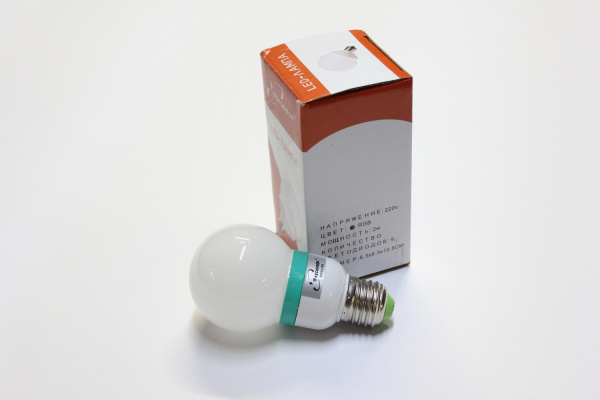 LED-лампа , Е-27-G-Q003  (инт-л 3 сек.) фото 2