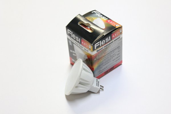 10шт. LED GU5.3/SXS-4.5,W 220-240V clear cover 4200K  фото 3