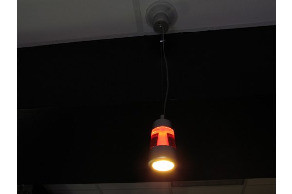 Cndiao WW Red glass LED светильник подвесной 4*1W(С ДРАЙВЕРМ В КОМПЛЕКТЕ) фото 1