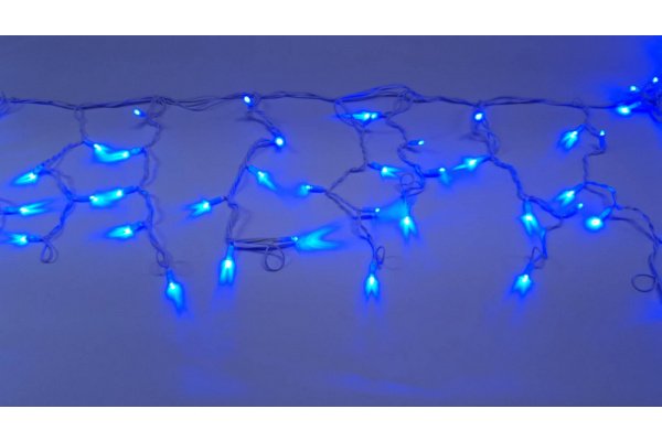 LED-RPLR-160-4.8M-24V-B/WH W/O НОВЫЙ КОННЕКТОР синий/белый провод без шнура24V/240V Бахрома Neo-Neon фото 1