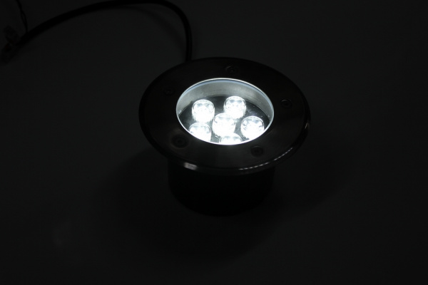 G-MD100-W грунтовой LED-свет белый D150, 6W, 12V фото 2